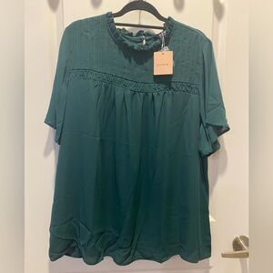 BloomChic Dark Green Women's Top - 18-20 - NWT